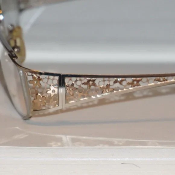 NEW PAUL VOSHERONT PV258 C2 Gold/SILVER 23KGP EYEGLASSES Frame - Picture 4 of 10